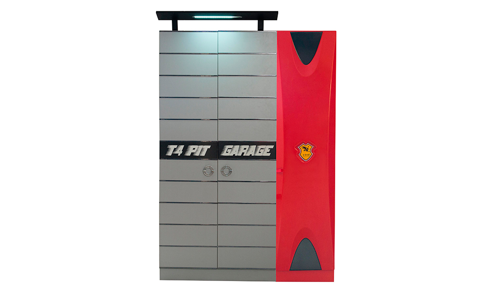 Titi Garage 3 Kapılı Gardrop  - Kapaklı Gardırop | Yapı Mobilya